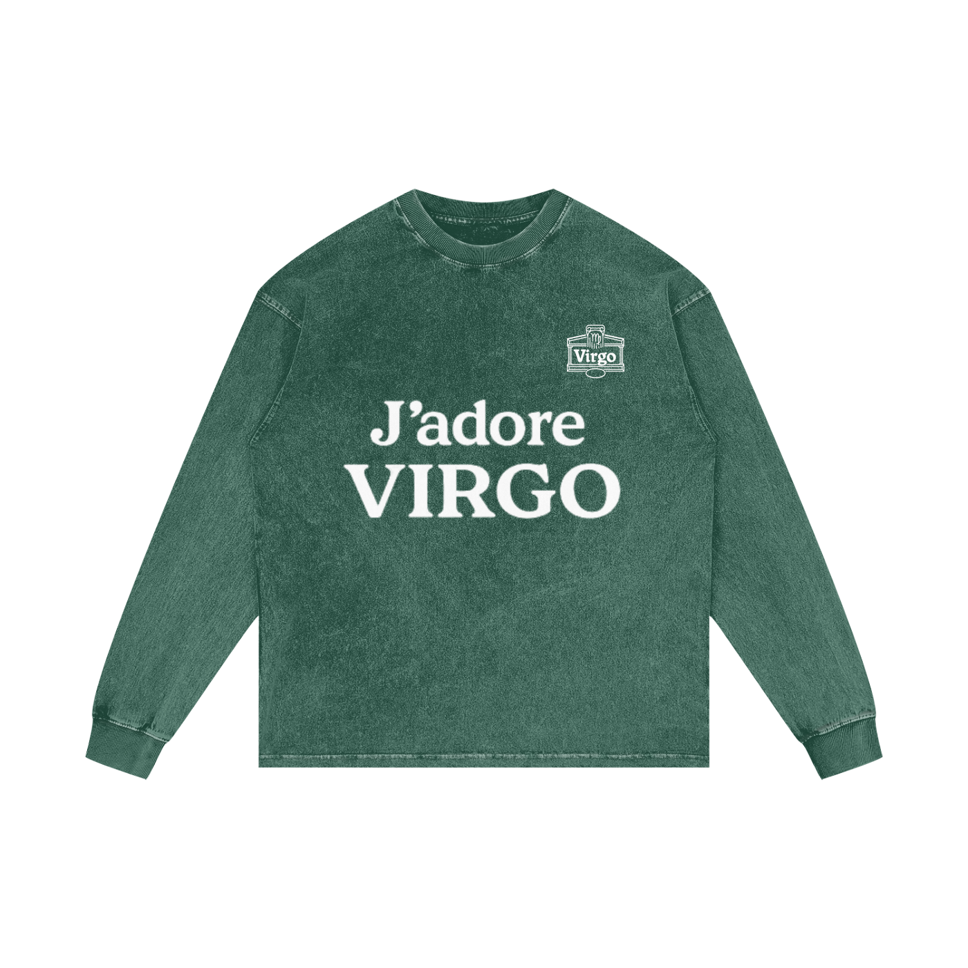 Acid Wash Oversize Long Sleeve T-Shirt
