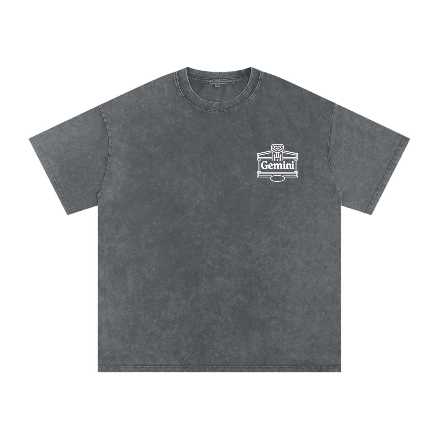 Gemini ♊️ Snow Washed Oversized Cotton T-Shirt