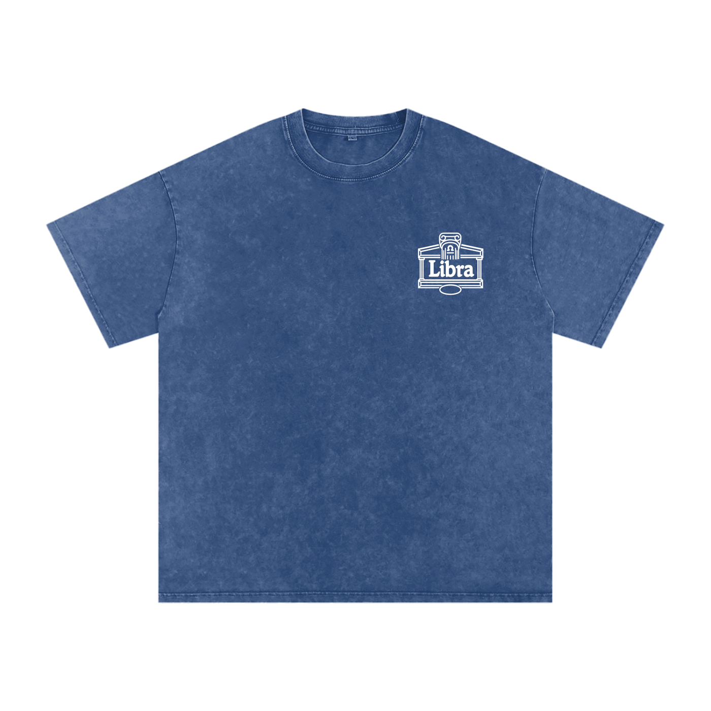 Libra  ♎️ Snow Washed Oversized Cotton T-Shirt