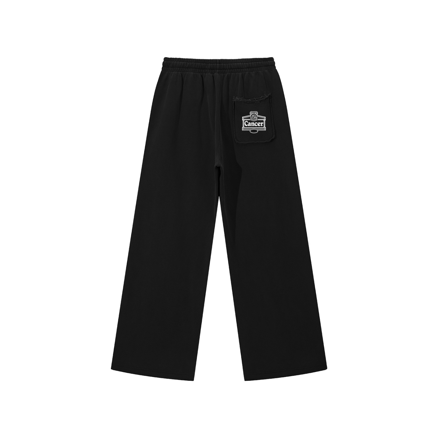 Cancer ♋️ Snow Washed Raw Edge Sweatpants
