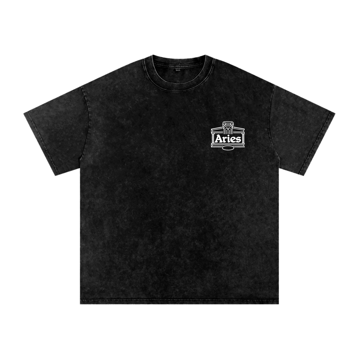 Aries ♈️ Snow Washed Oversized Cotton T-Shirt