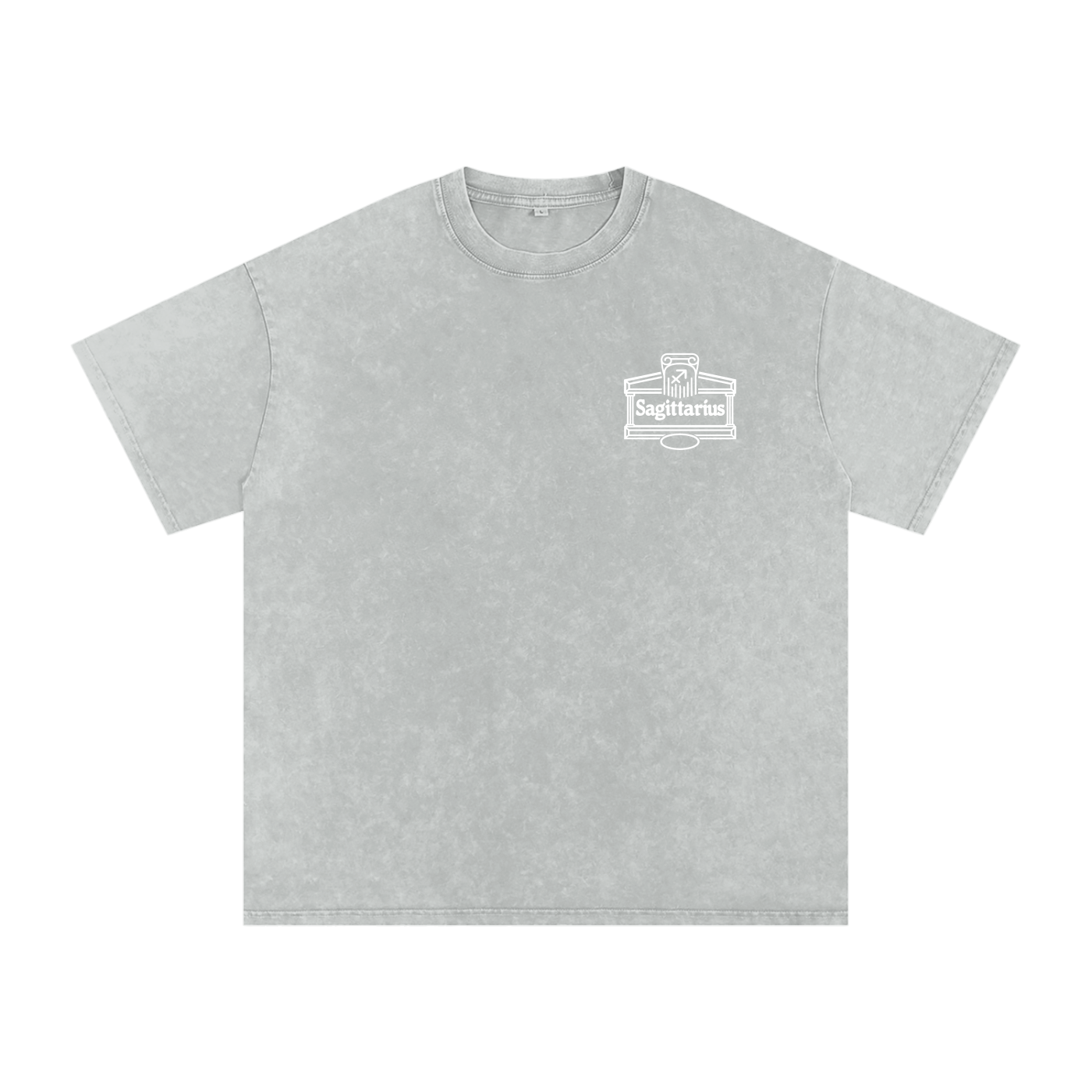 Sagittarius ♐️ Snow Washed Oversized Cotton T-Shirt