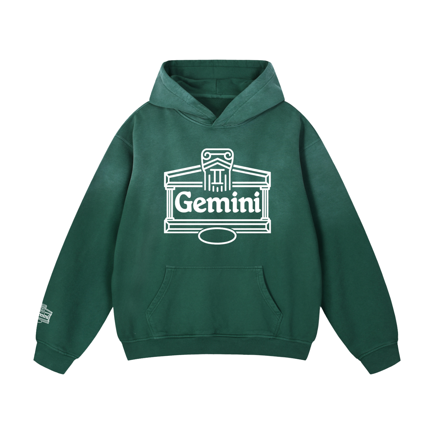 Gemini ♊️  Heavyweight Sunfade Oversized Hoodie