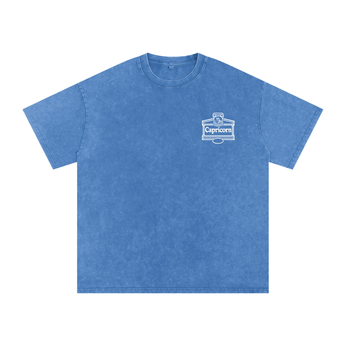 Capricorn ♑️ Snow Washed Oversized Cotton T-Shirt