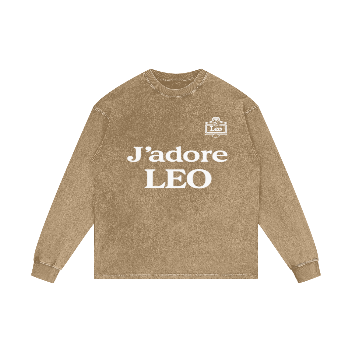 Acid Wash Oversize Long Sleeve T-Shirt