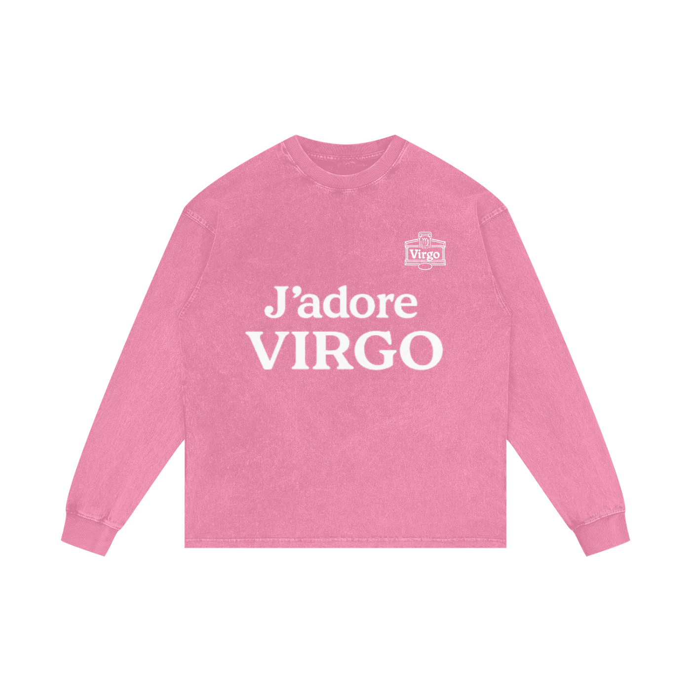 Acid Wash Oversize Long Sleeve T-Shirt