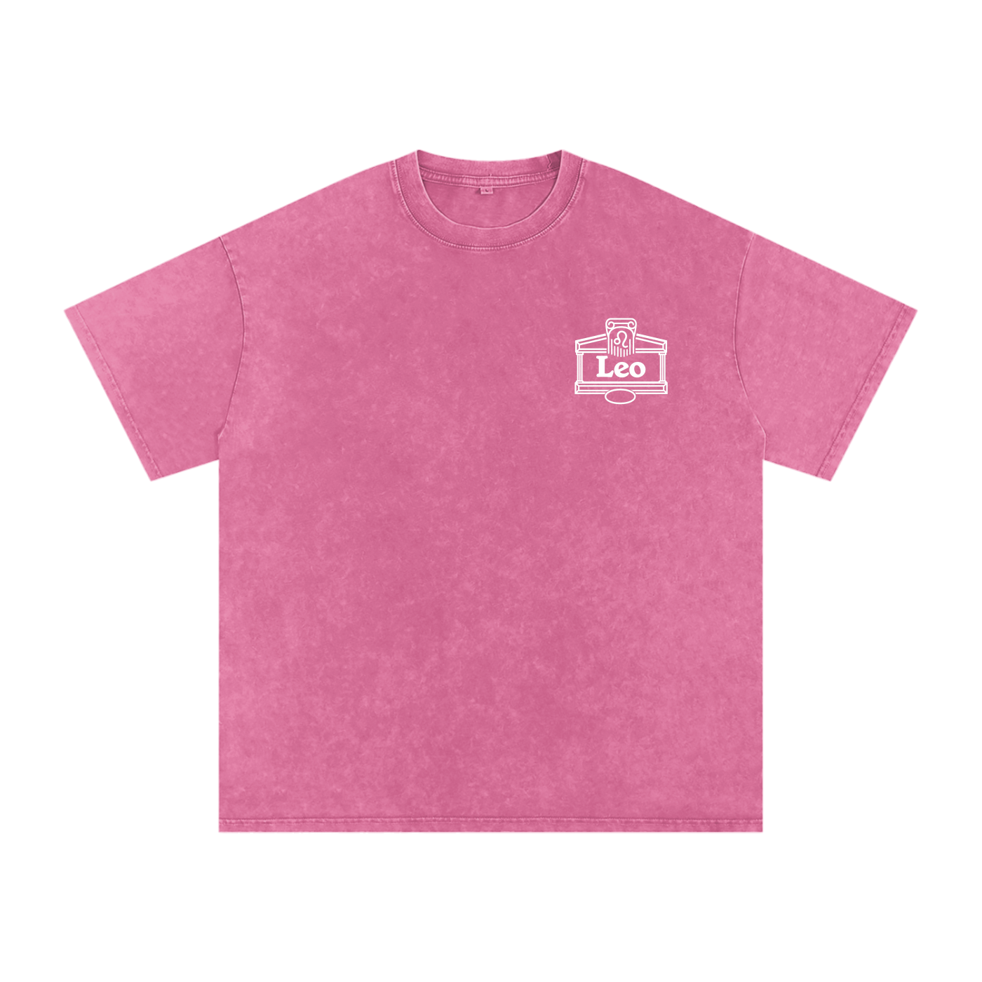 Leo ♌️ Snow Washed Oversized Cotton T-Shirt