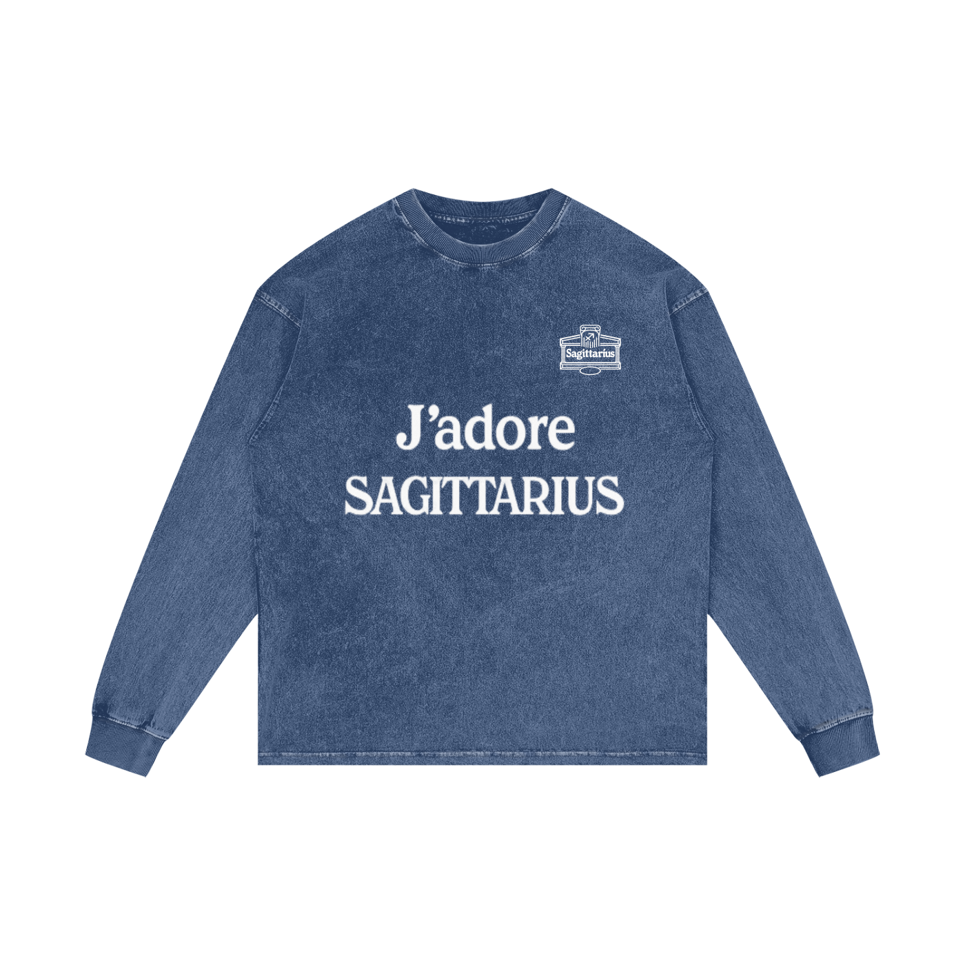 Acid Wash Oversize Long Sleeve T-Shirt
