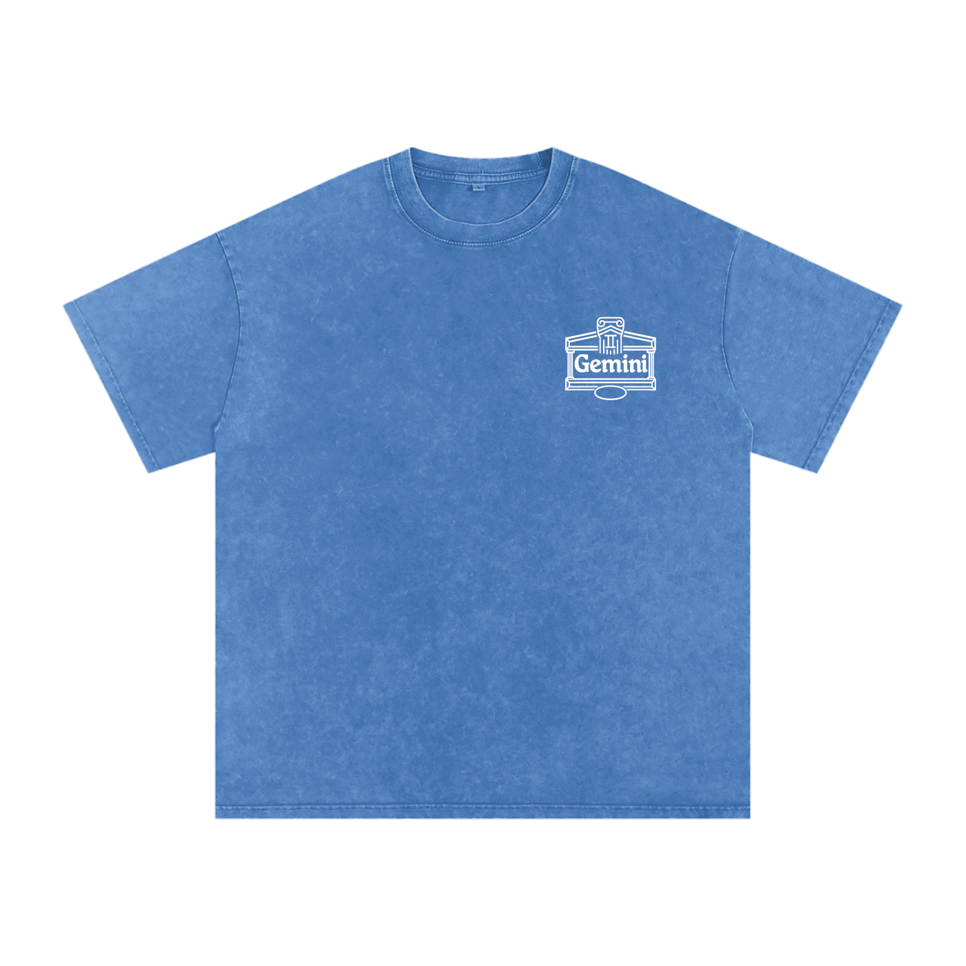 Gemini ♊️ Snow Washed Oversized Cotton T-Shirt