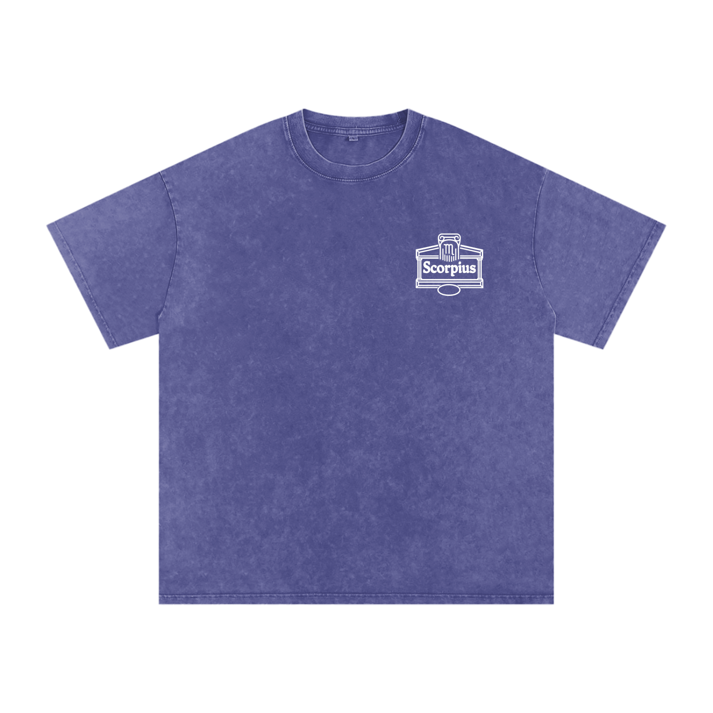 Scorpio ♏️ Snow Washed Oversized Cotton T-Shirt