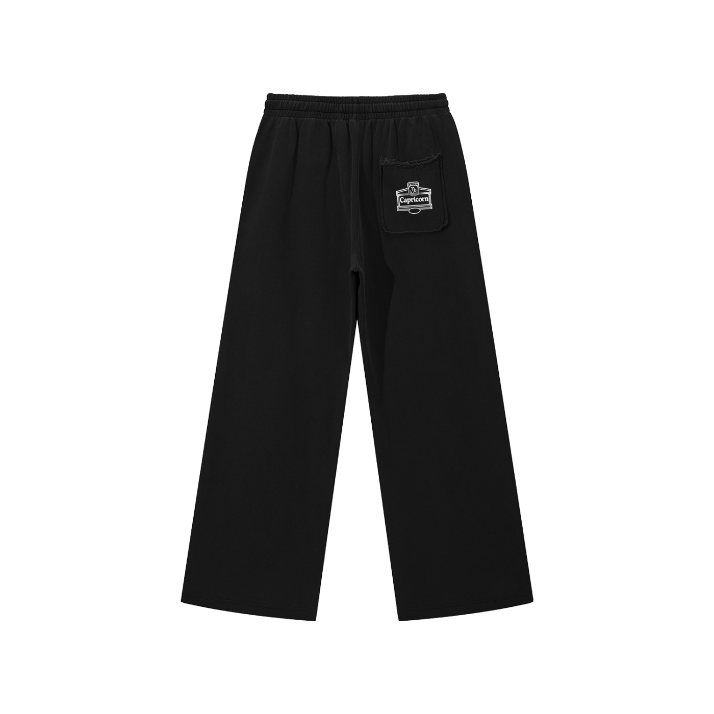 Capricorn ♑️ Snow Washed Raw Edge Sweatpants