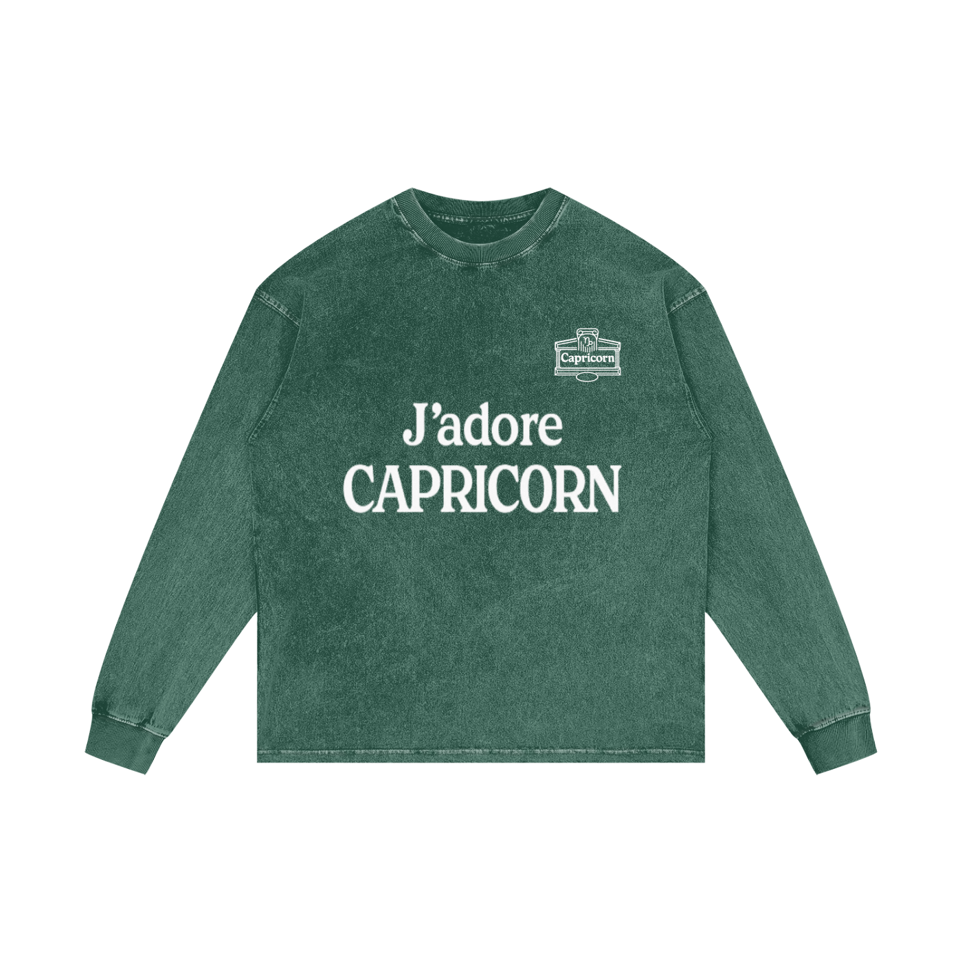 Acid Wash Oversize Long Sleeve T-Shirt