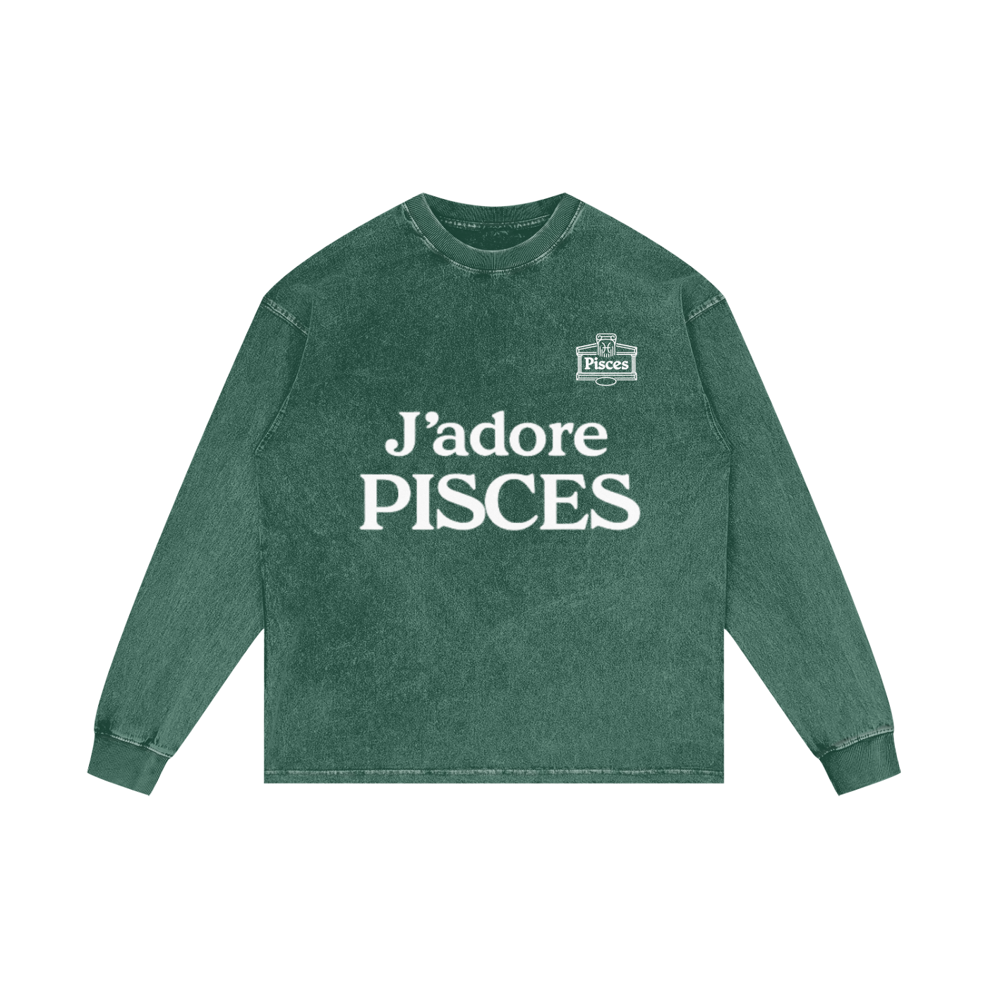 Acid Wash Oversize Long Sleeve T-Shirt