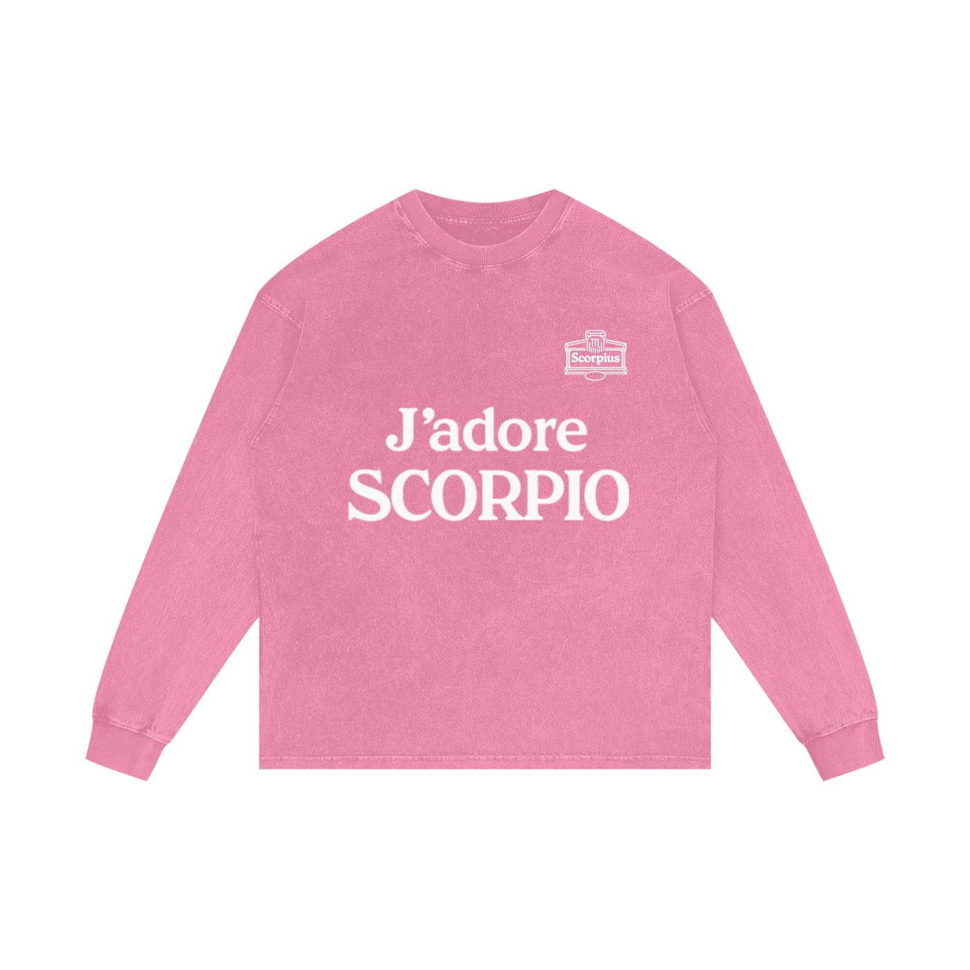 Acid Wash Oversize Long Sleeve T-Shirt