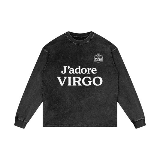 Virgo ♍ Acid Wash Long Sleeve