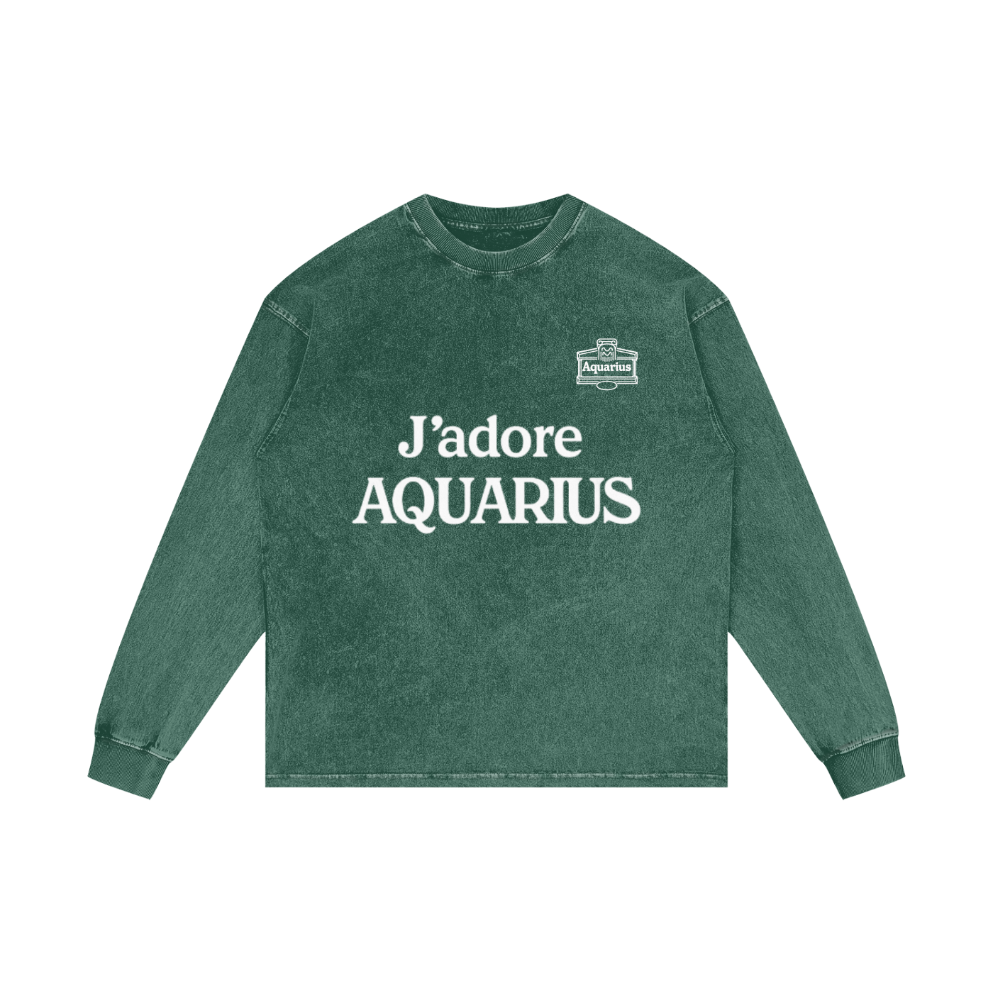 Acid Wash Oversize Long Sleeve T-Shirt