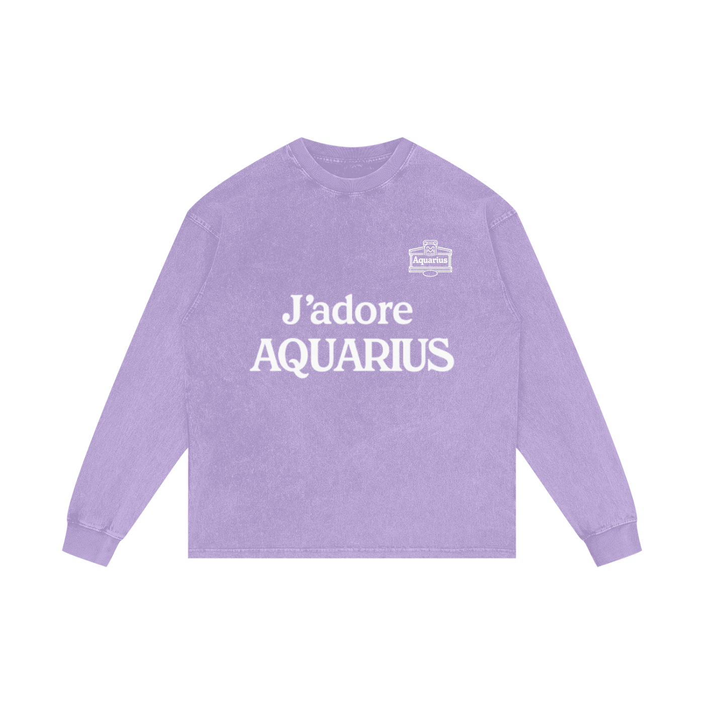 Acid Wash Oversize Long Sleeve T-Shirt