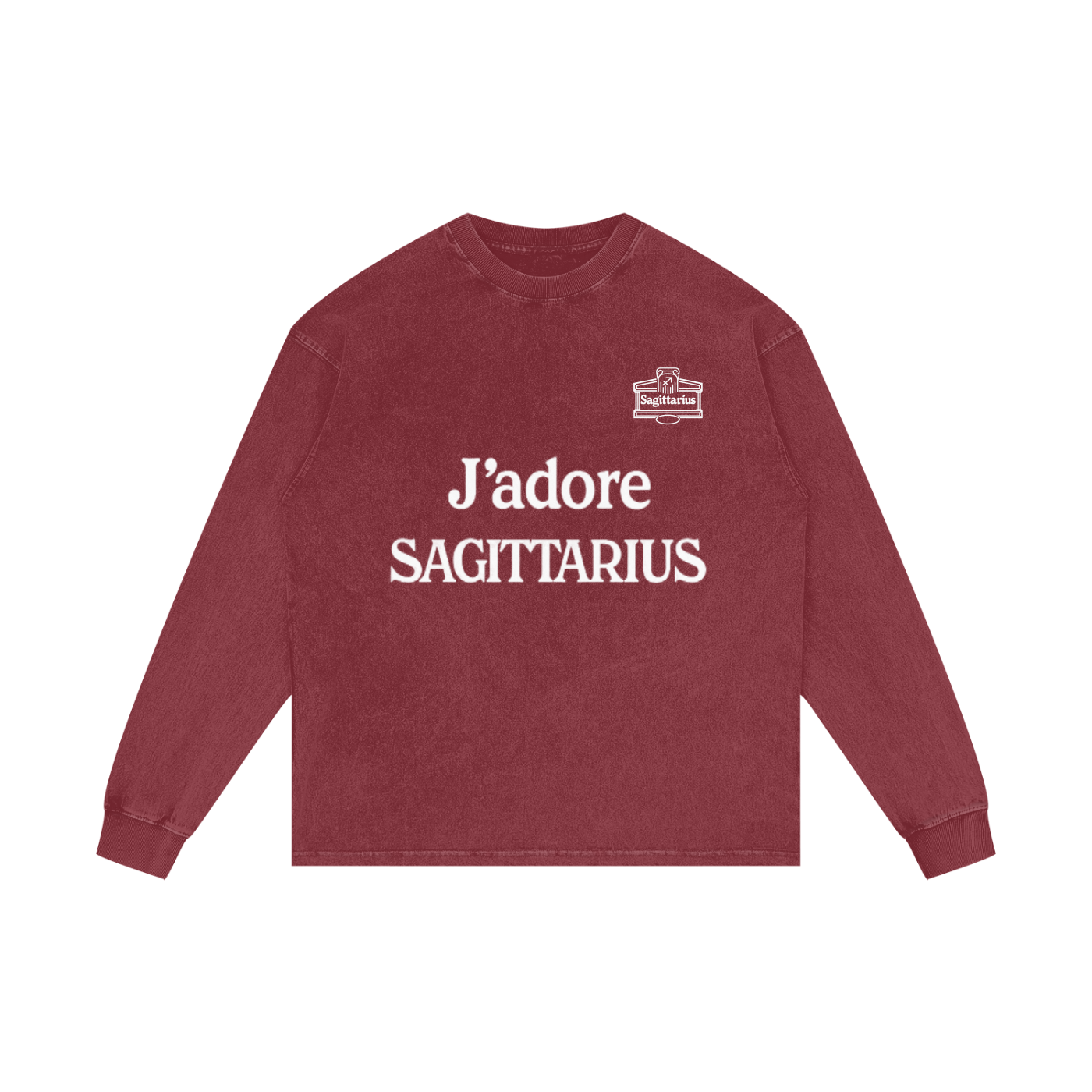 Acid Wash Oversize Long Sleeve T-Shirt