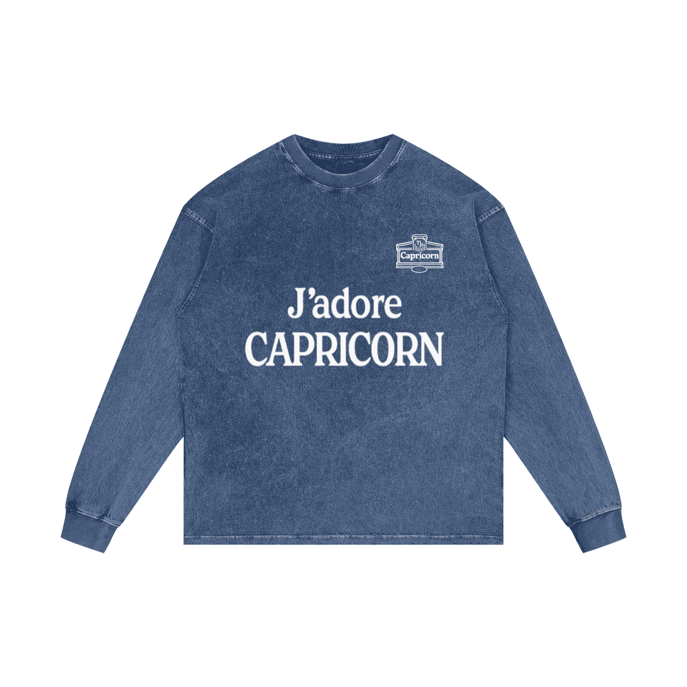 Acid Wash Oversize Long Sleeve T-Shirt
