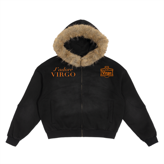 Virgo ♍ Sun Fade Fur Hoodie