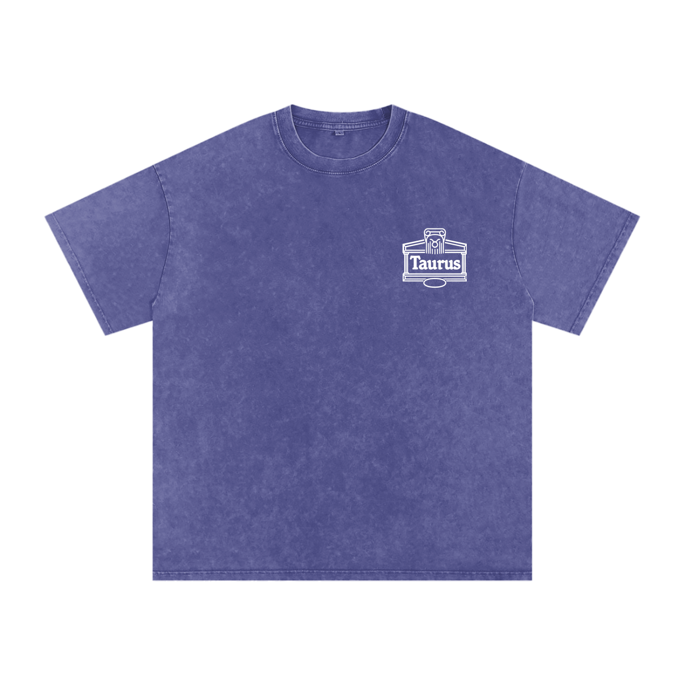 Taurus ♉️ Snow Washed Oversized Cotton T-Shirt