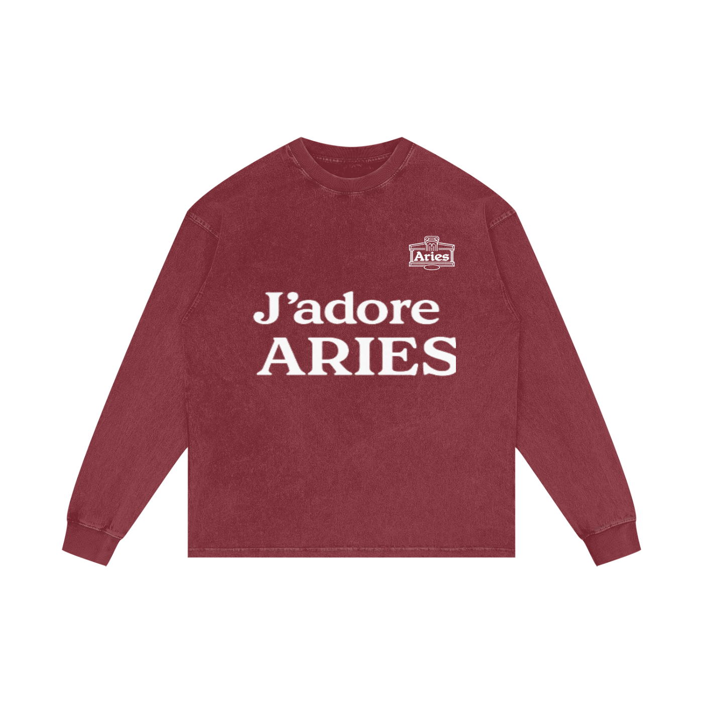 Acid Wash Oversize Long Sleeve T-Shirt