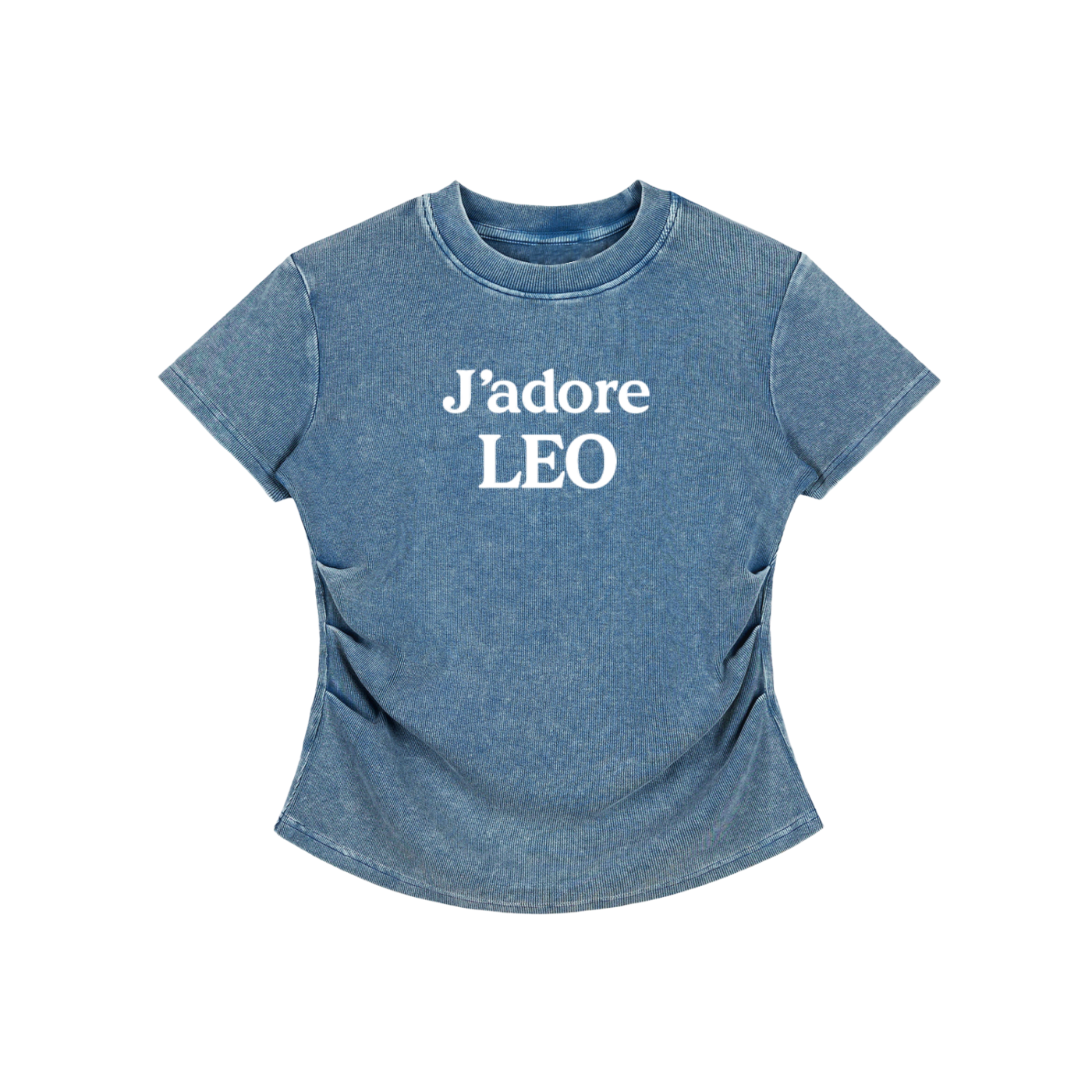 Vintage Washed Bodycon Cotton T-Shirt