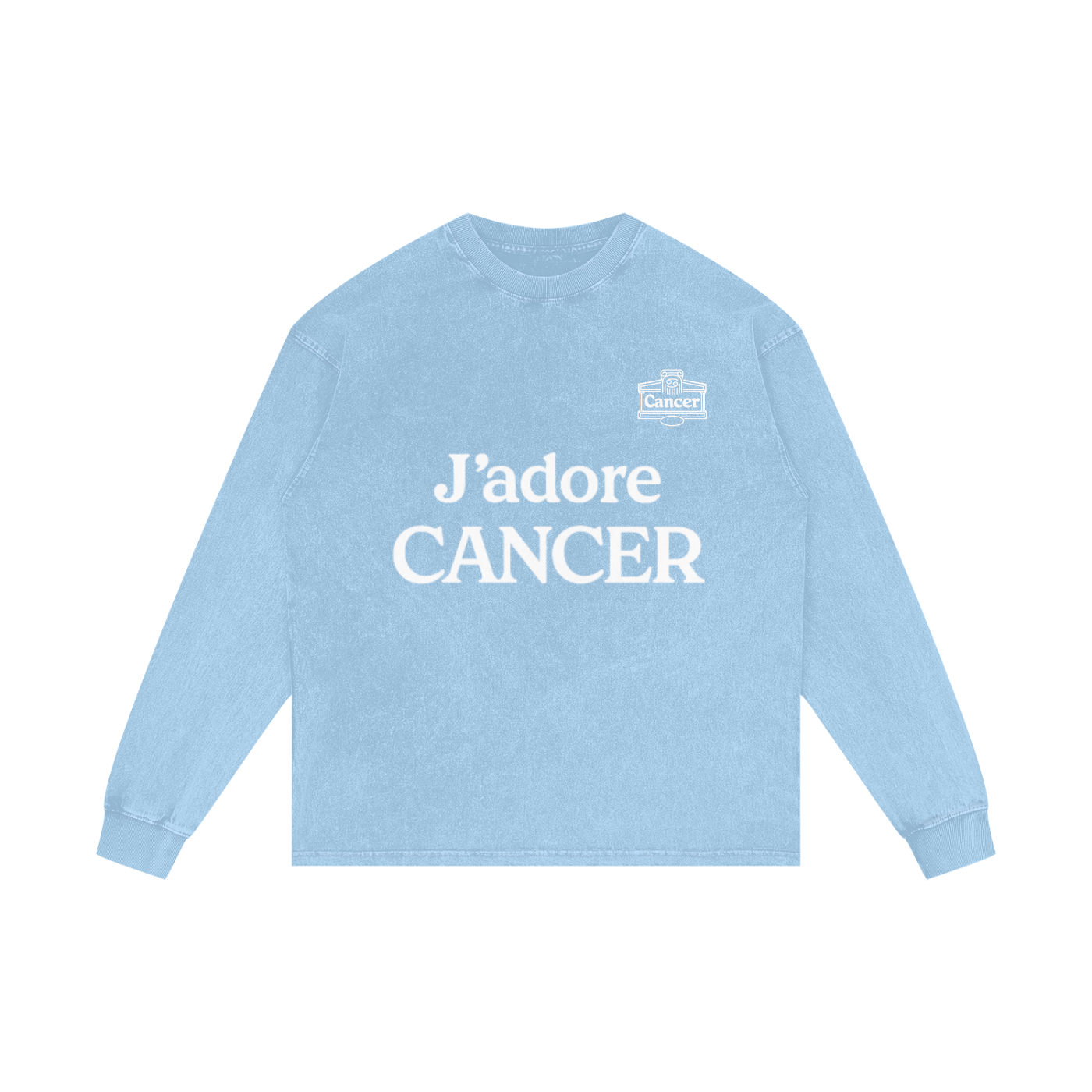 Acid Wash Oversize Long Sleeve T-Shirt