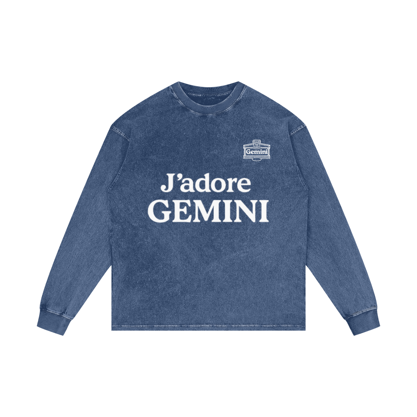 Acid Wash Oversize Long Sleeve T-Shirt