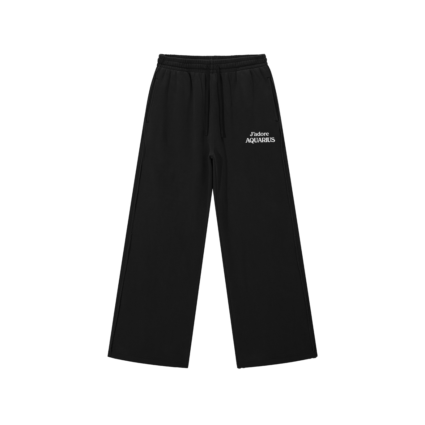 Aquarius ♒️ Snow Washed Raw Edge Sweatpants