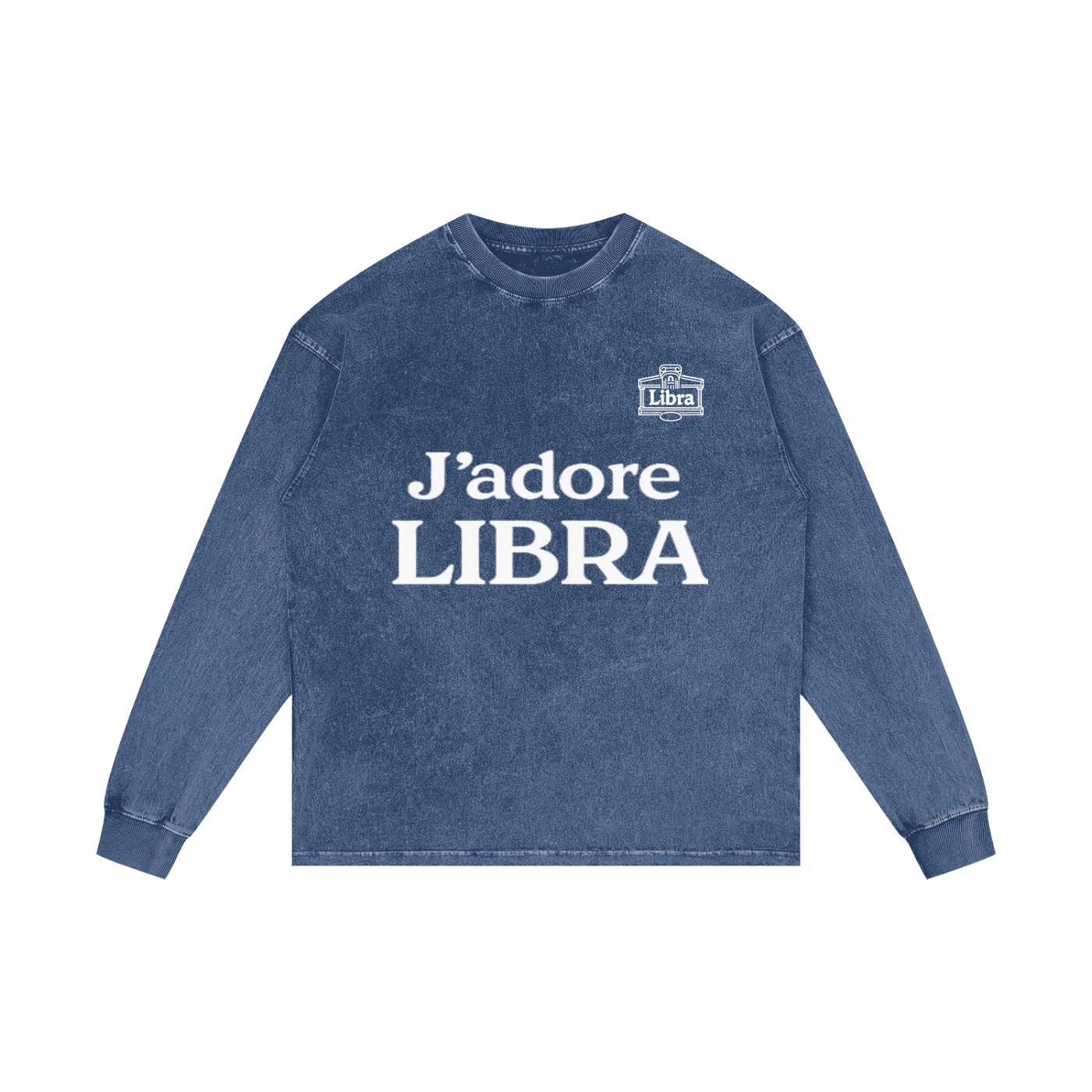 Acid Wash Oversize Long Sleeve T-Shirt