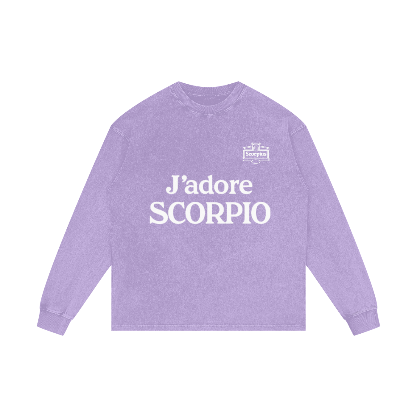 Acid Wash Oversize Long Sleeve T-Shirt