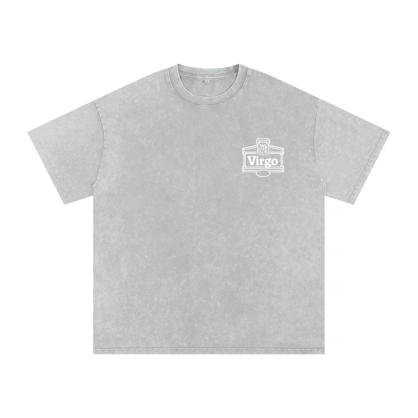 Virgo ♍️ Snow Washed Oversized Cotton T-Shirt