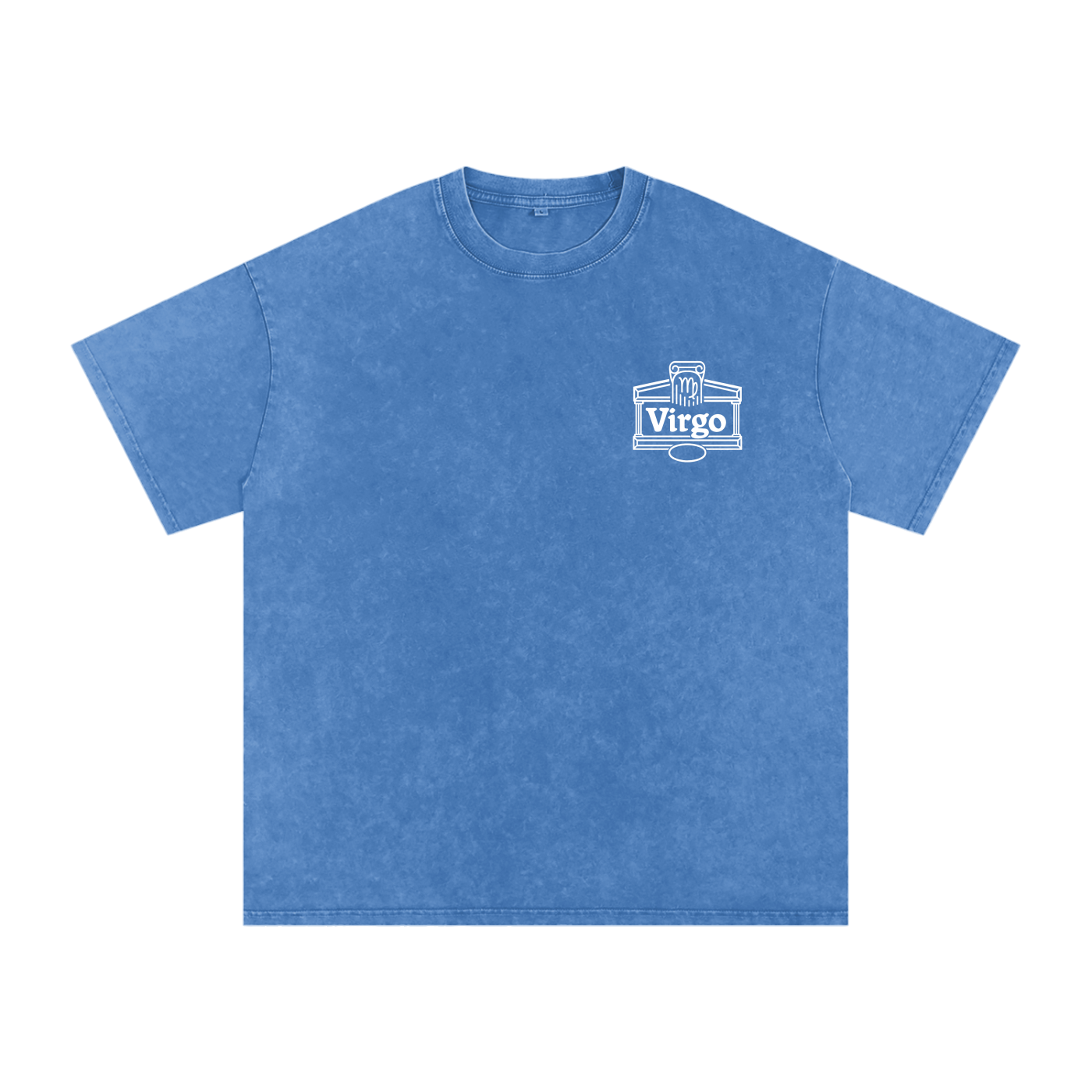 Virgo ♍️ Snow Washed Oversized Cotton T-Shirt