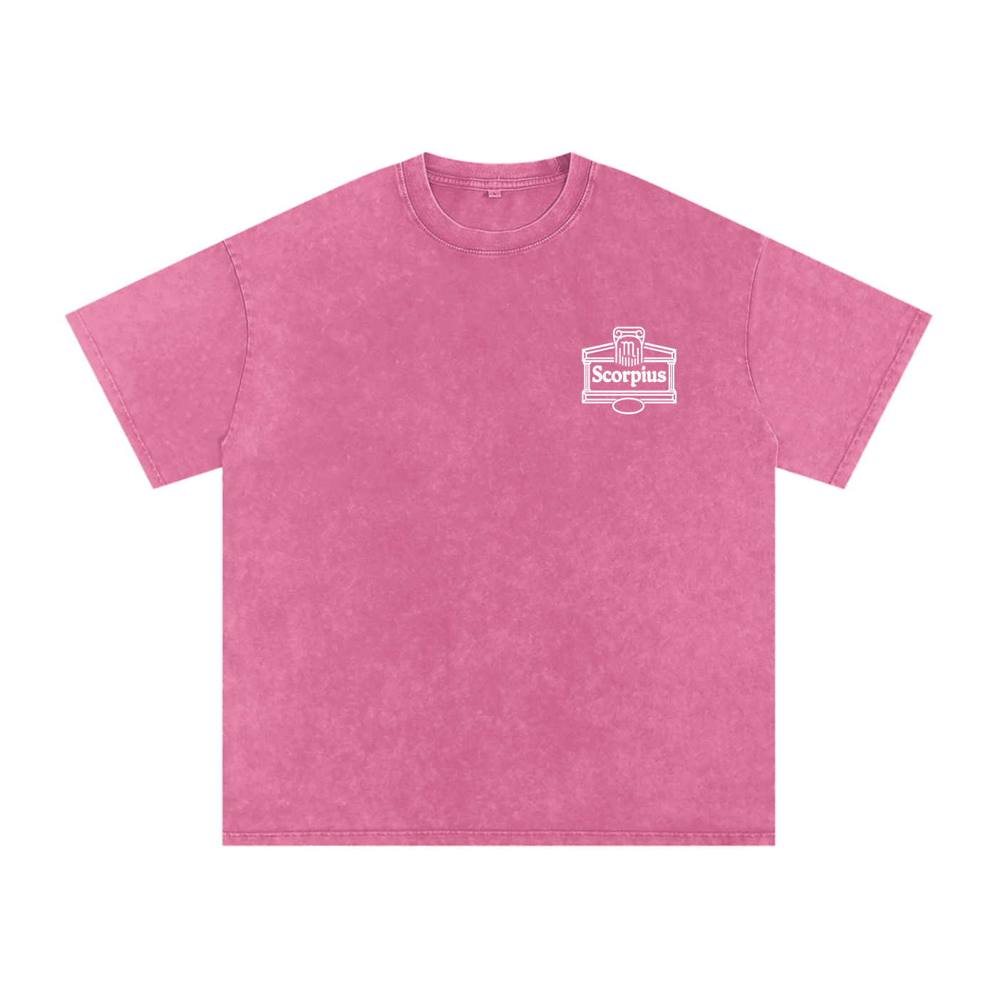 Scorpio ♏️ Snow Washed Oversized Cotton T-Shirt