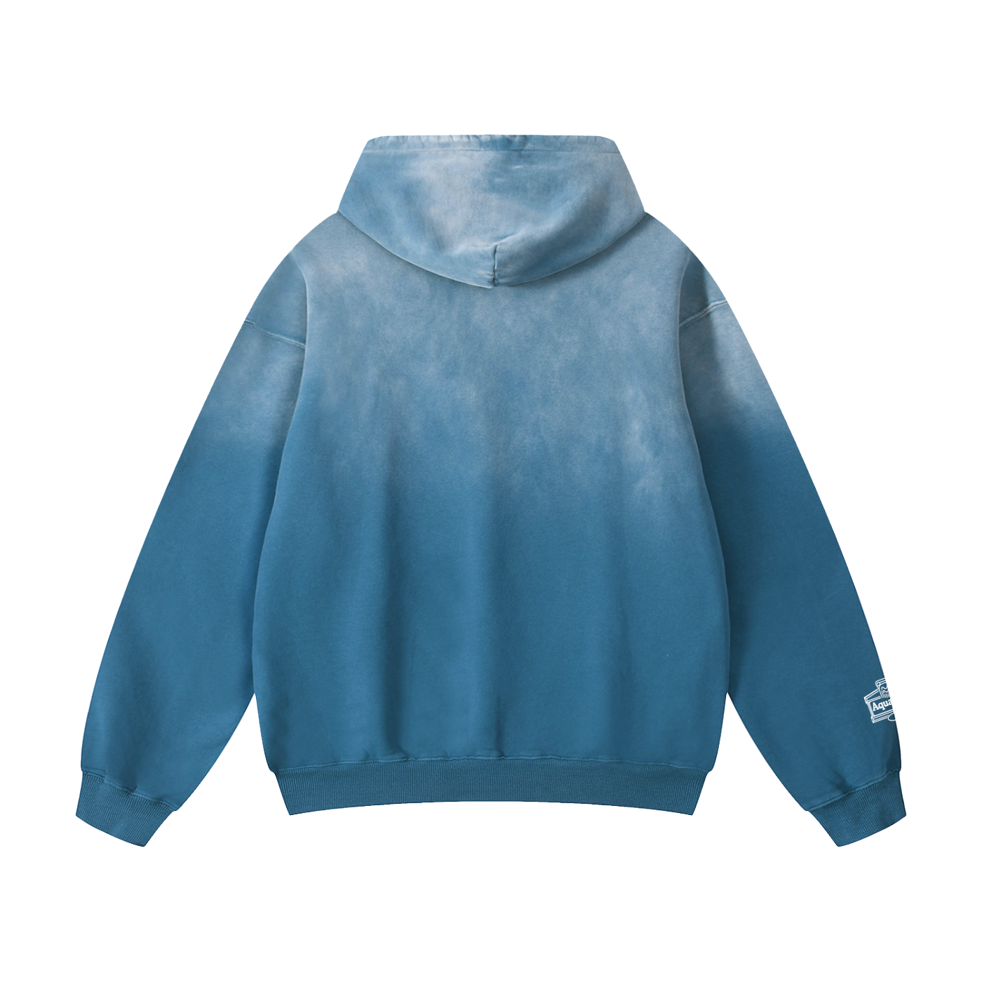 Aquarius♒  Heavyweight Sunfade Oversized Hoodie
