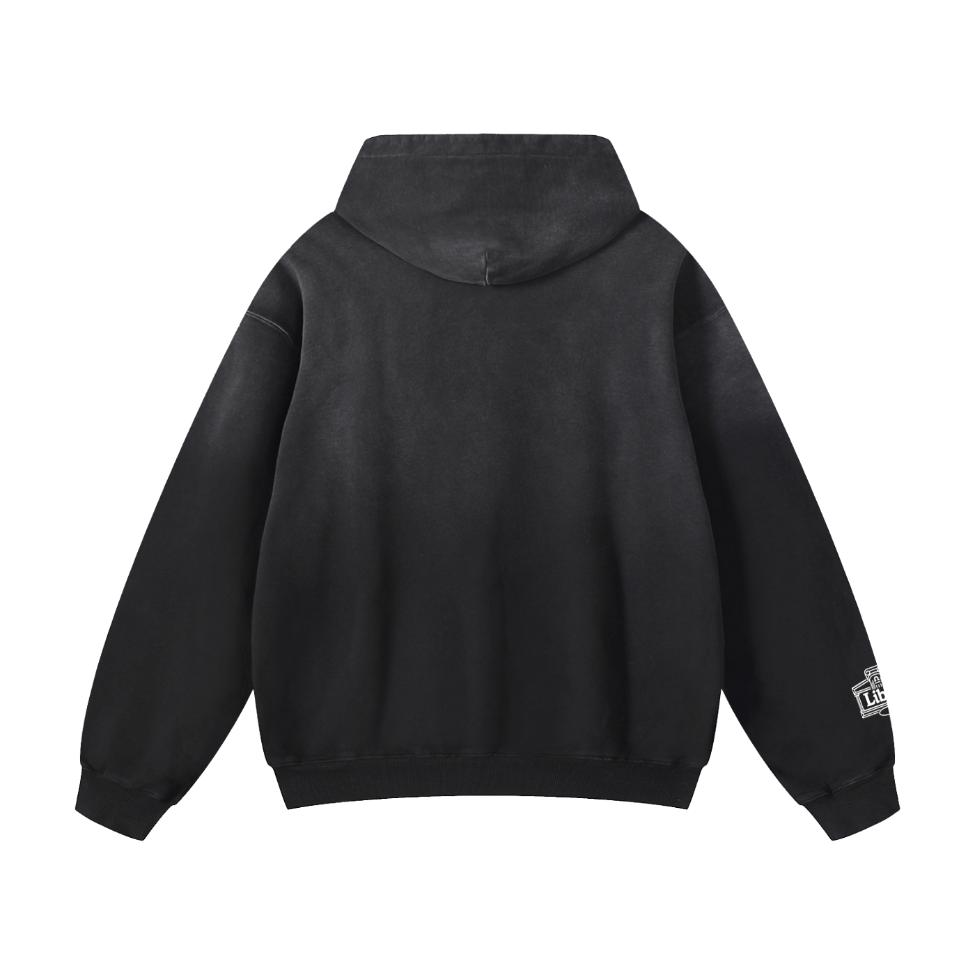 Libra ♎️ Heavyweight Sunfade Oversized Hoodie