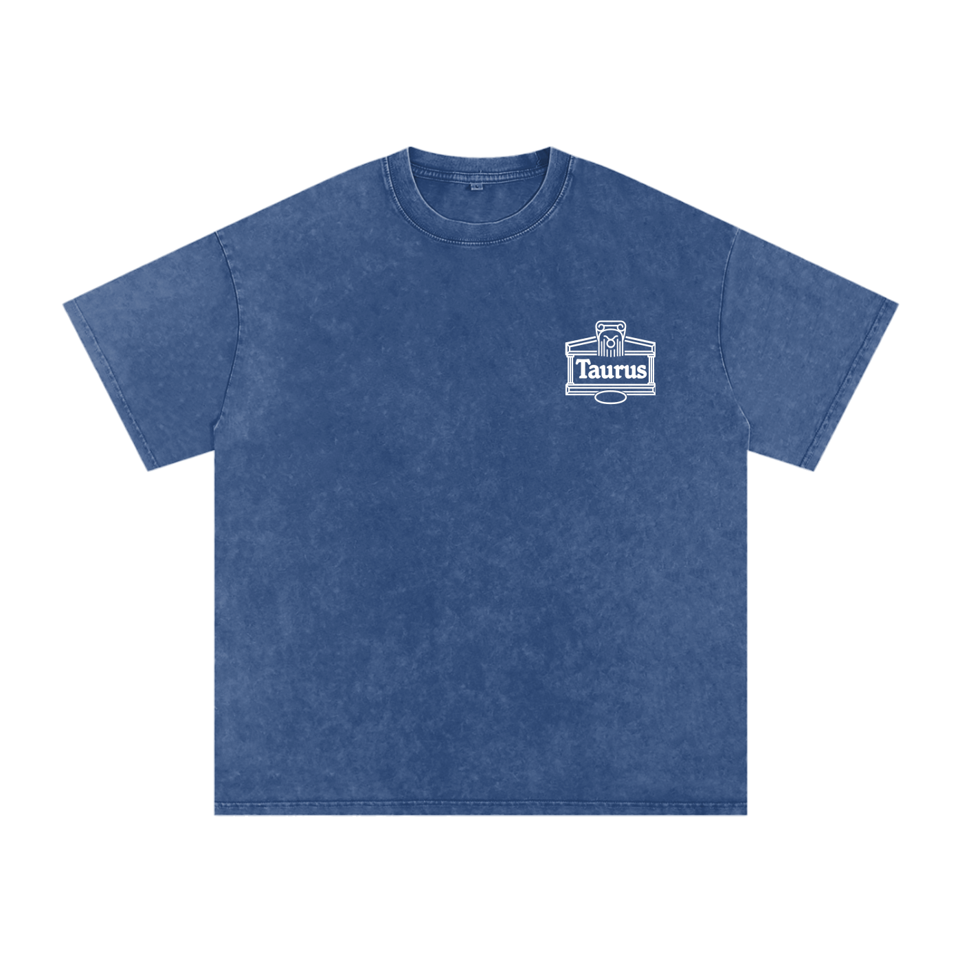Taurus ♉️ Snow Washed Oversized Cotton T-Shirt