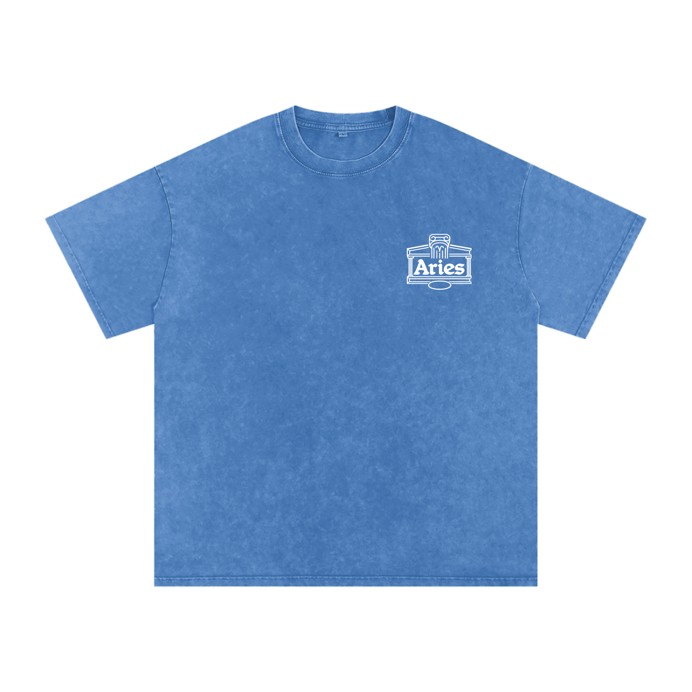 Aries ♈️ Snow Washed Oversized Cotton T-Shirt