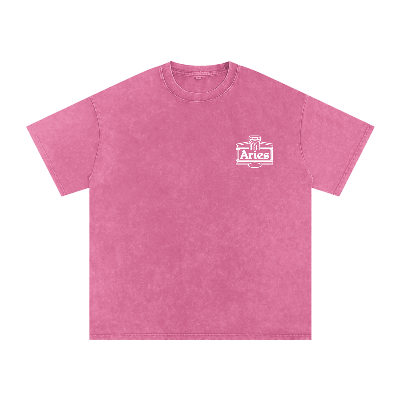 Aries ♈️ Snow Washed Oversized Cotton T-Shirt