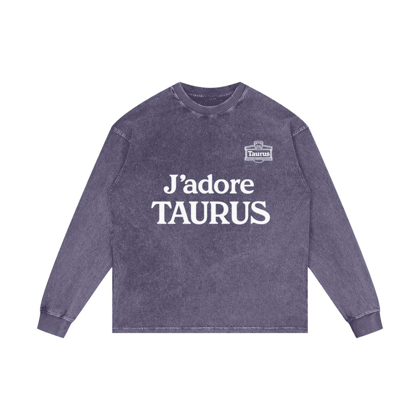 Acid Wash Oversize Long Sleeve T-Shirt