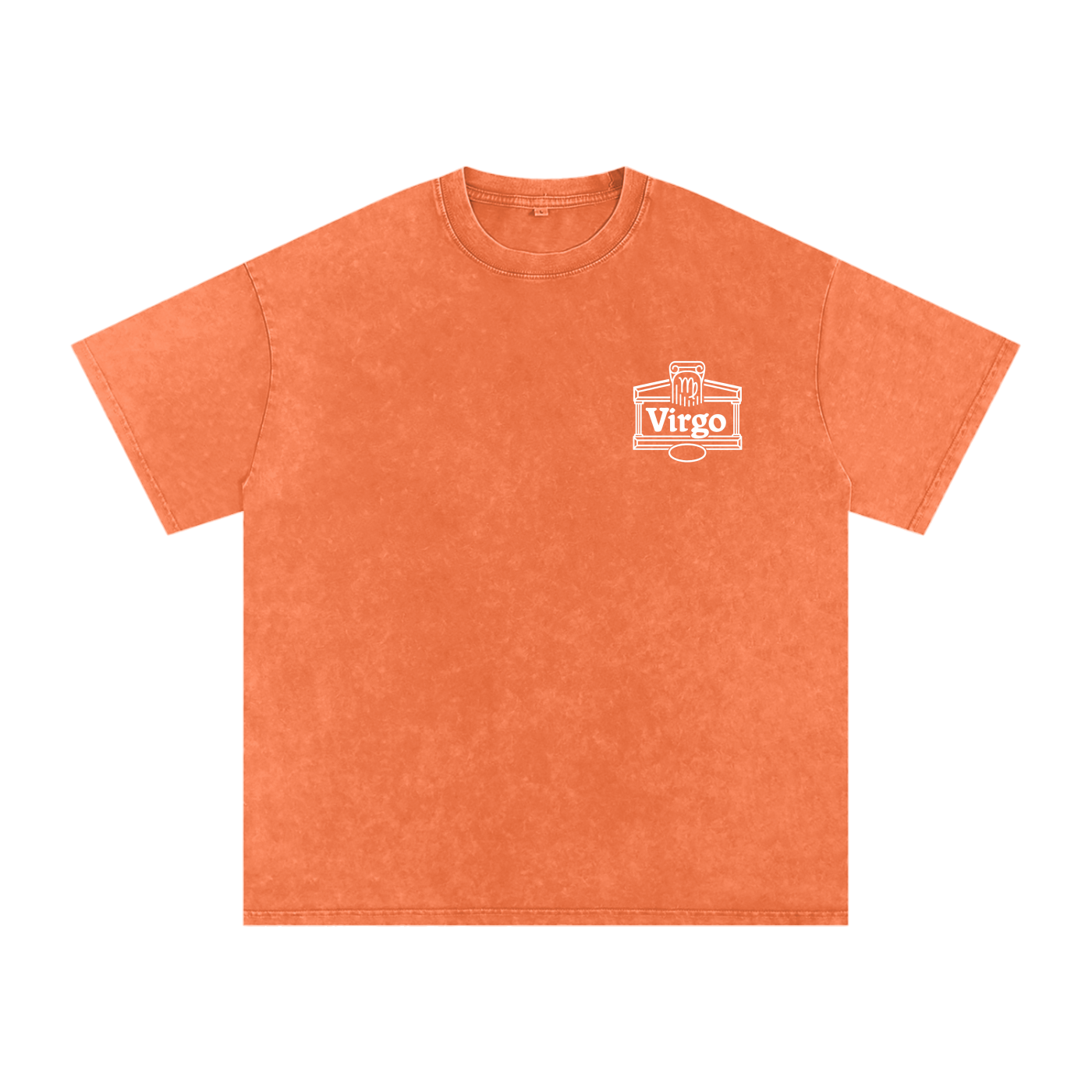 Virgo ♍️ Snow Washed Oversized Cotton T-Shirt