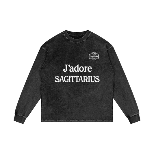 Sagittarius ♐ Acid Wash Long Sleeve