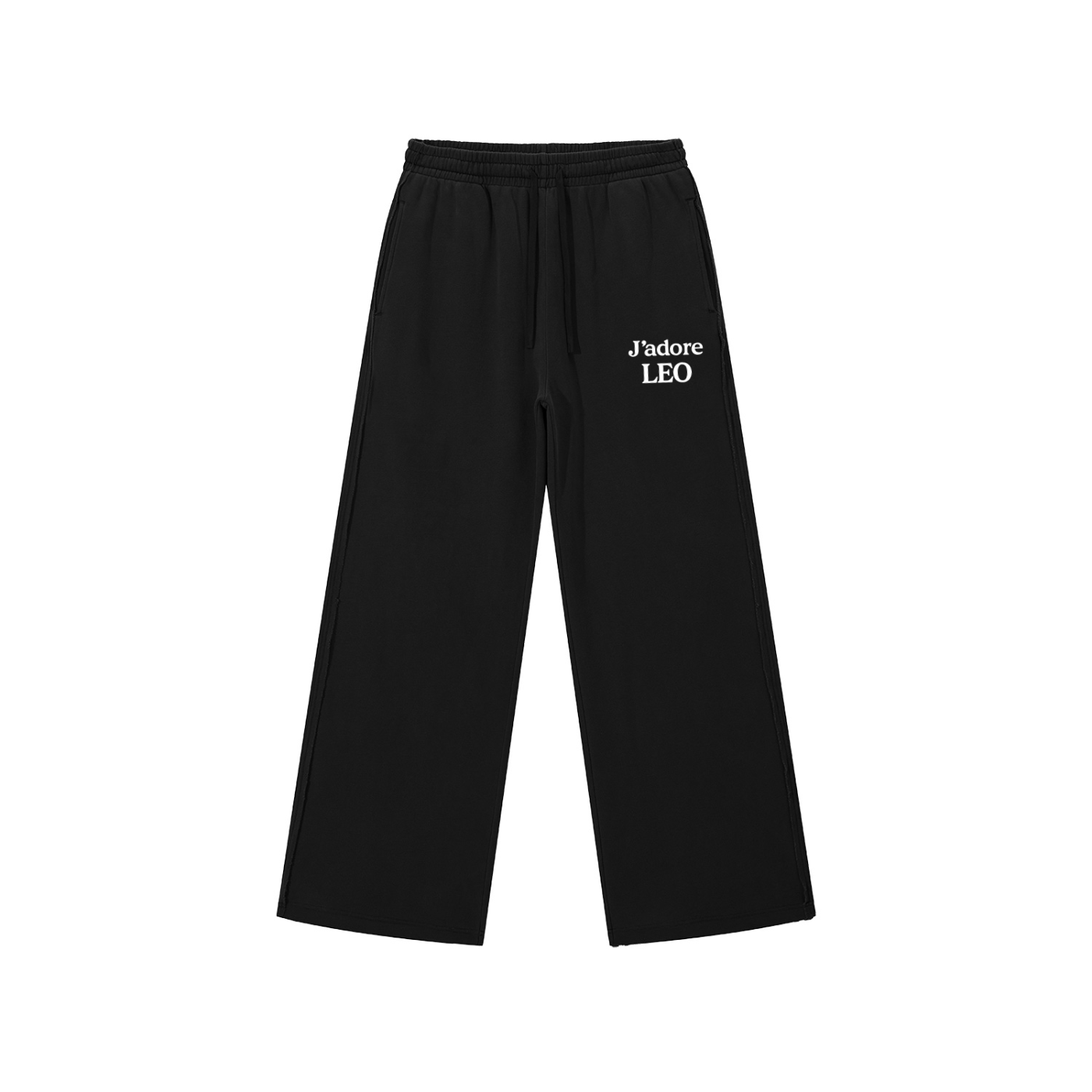 Leo ♌️ Snow Washed Raw Edge Sweatpants