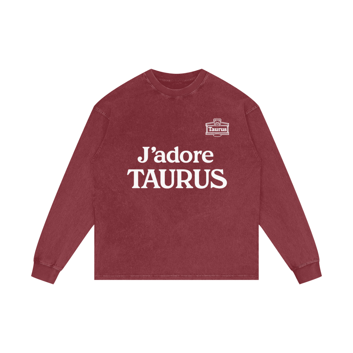 Acid Wash Oversize Long Sleeve T-Shirt