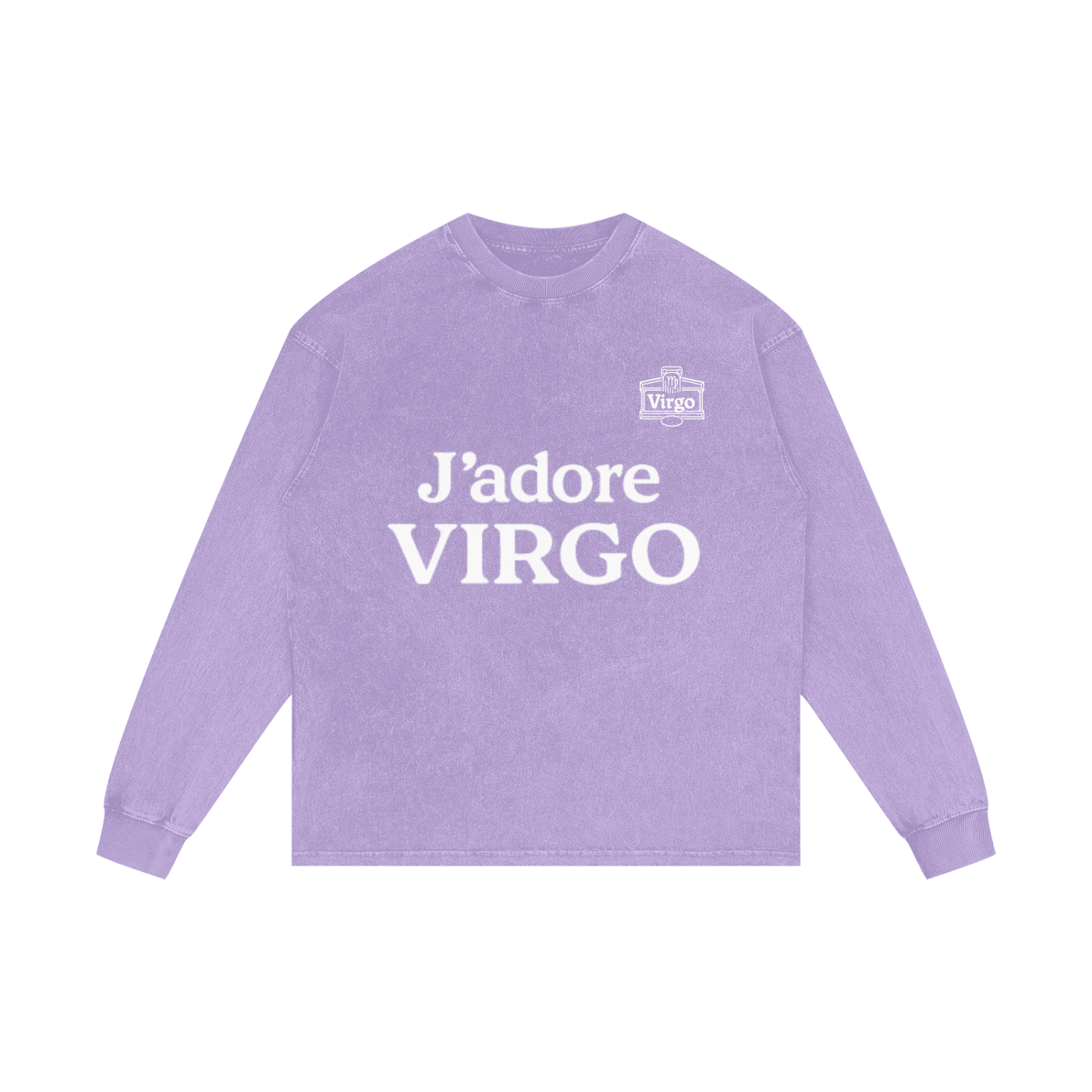 Acid Wash Oversize Long Sleeve T-Shirt