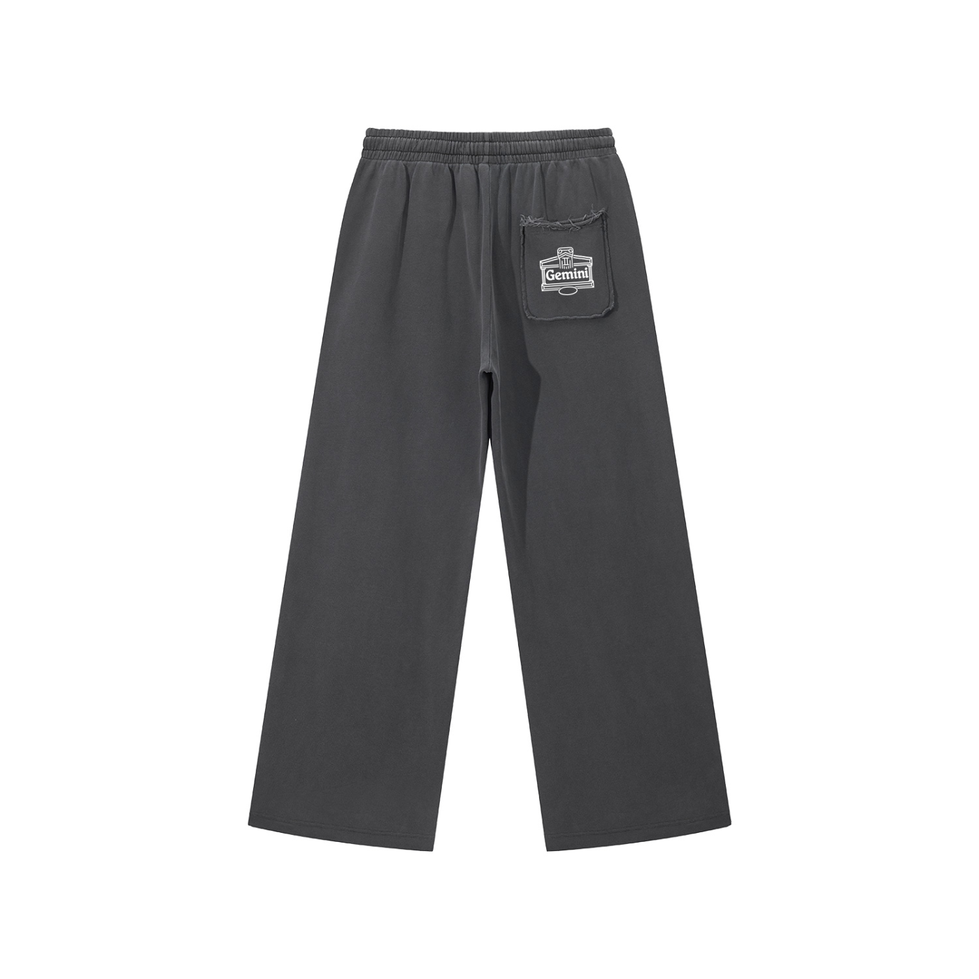 Gemini ♊️ Snow Washed Raw Edge Sweatpants