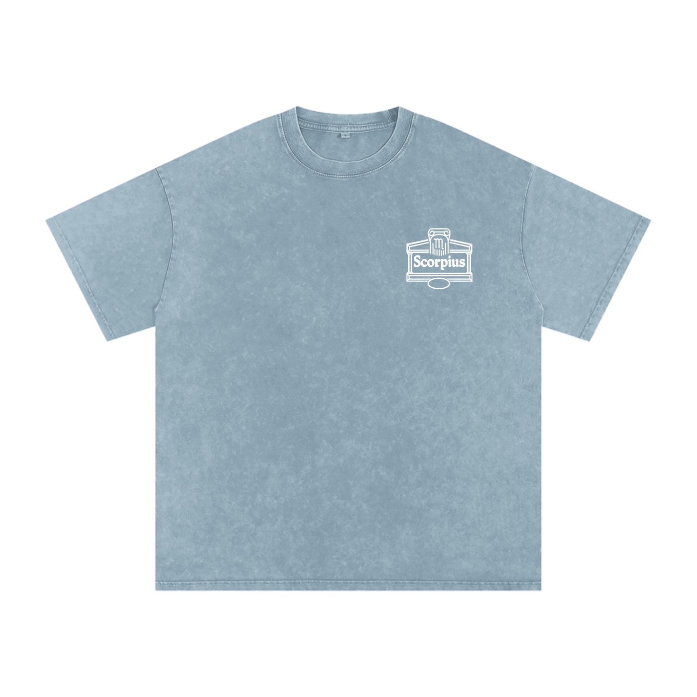 Scorpio ♏️ Snow Washed Oversized Cotton T-Shirt