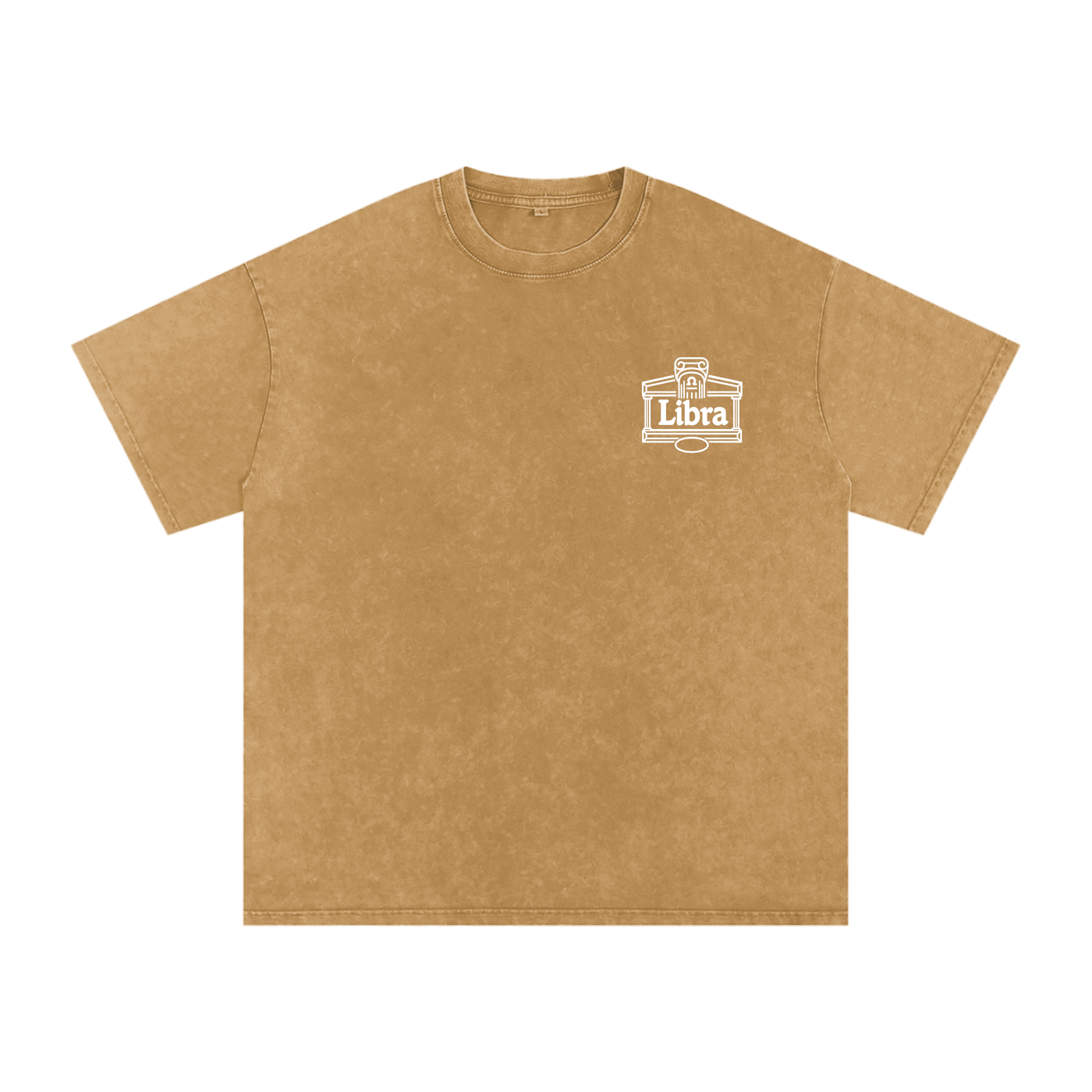 Libra  ♎️ Snow Washed Oversized Cotton T-Shirt