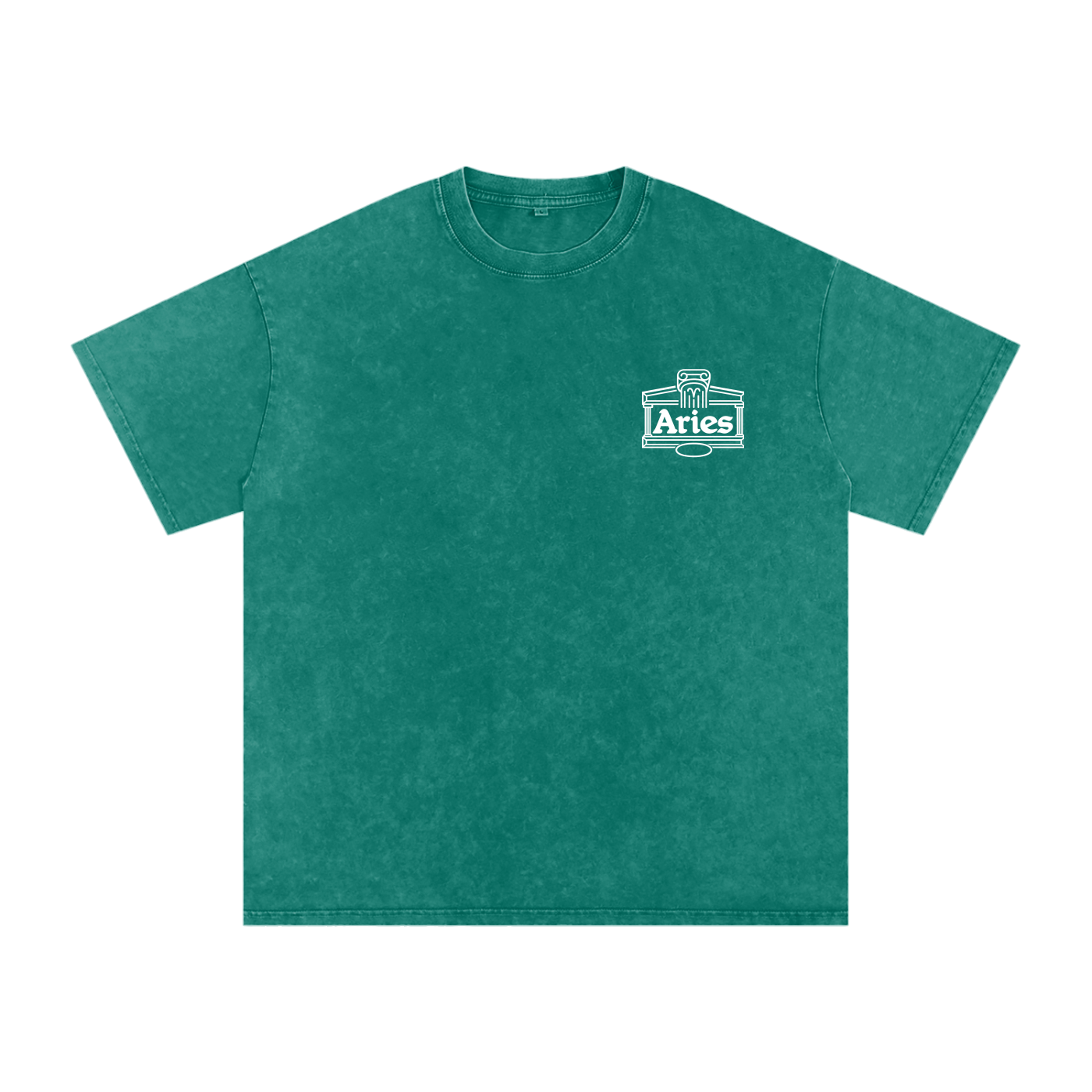Aries ♈️ Snow Washed Oversized Cotton T-Shirt